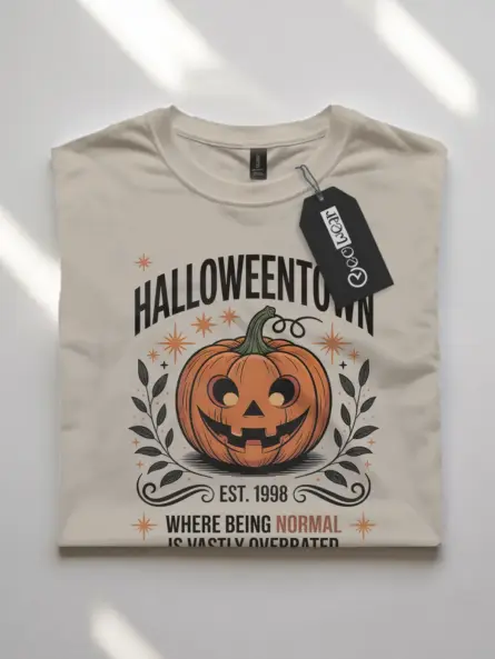 Vintage Halloweentown T-Shirt – Retro Pumpkin Design for Halloween Fans - Image 10