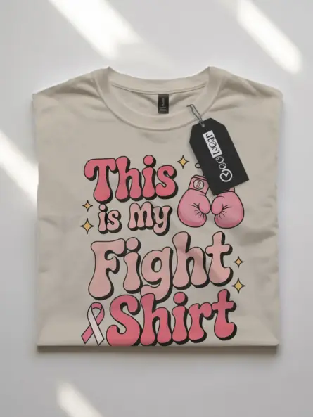 Empowering Breast Cancer Fight Shirt – “This Is My Fight Shirt” Design - Image 7