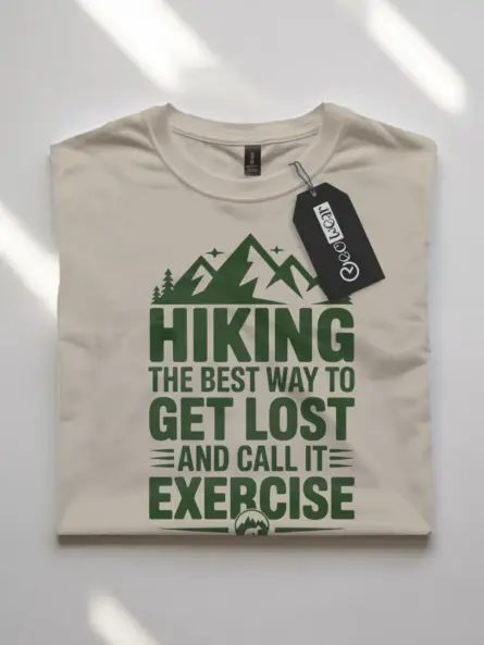 funny hiking T-shirt  for Nature Lovers – Get Lost with Style - Image 7