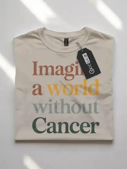 Imagine a World Without Cancer Shirt – Peaceful & Powerful Tee - Image 7