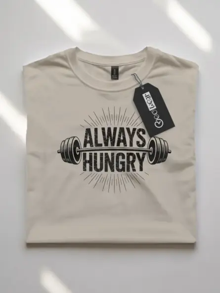 Always Hungry Gym T-Shirt for Lifters - Image 4