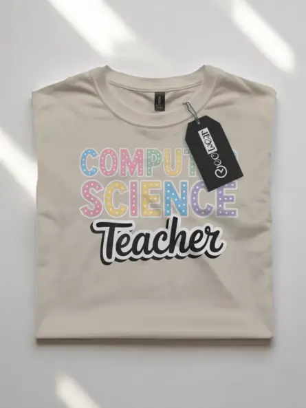 Computer Science Teacher Shirt – Pastel STEM Power Tee - Image 7