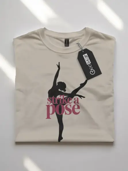 Strike a Pose Dance Pose T-Shirt for Performers & Students - Image 7