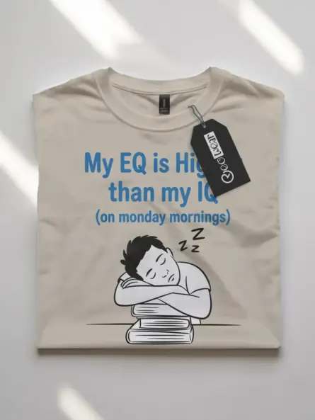 Emotional Intelligence Shirt – Funny EQ vs IQ Tee for Students & Introverts - Image 7
