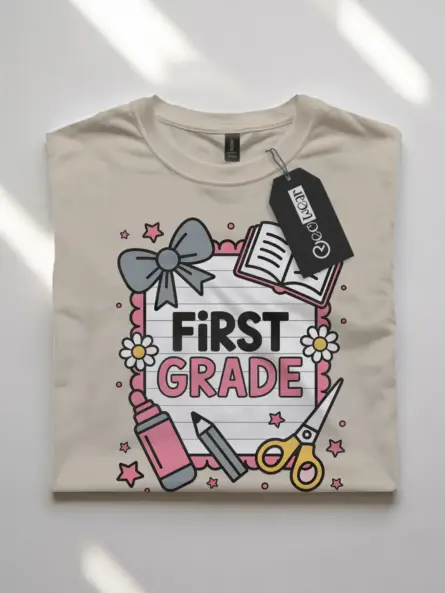 Charming First Grade Shirt – Whimsical Back to School Tee - Image 7