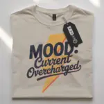 funny overcharged electrician t-shirt