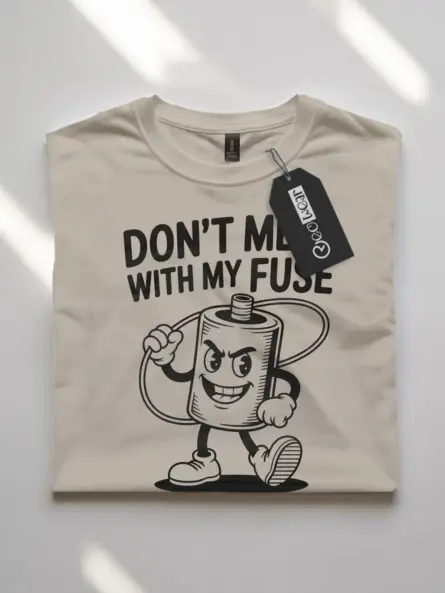 Funny Fuse Electrician T-Shirt - Image 7
