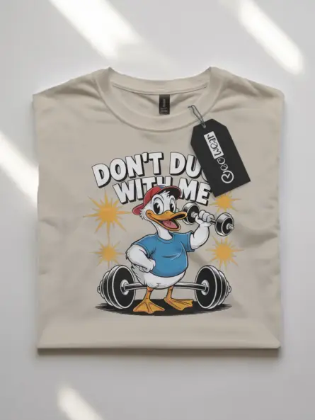 Funny Gym Duck Shirt – Don't Duck With Me Tee for Workout Lovers - Image 7