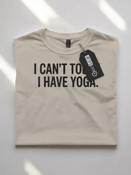 Funny Yoga T-Shirt – Minimalist “I Can’t Today I Have Yoga” Tee - Image 7