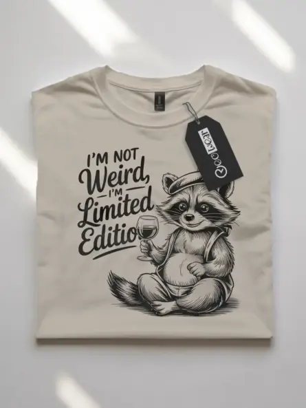 limited edition raccoon t-shirt