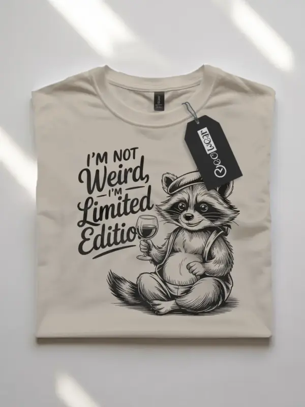 limited edition raccoon t-shirt
