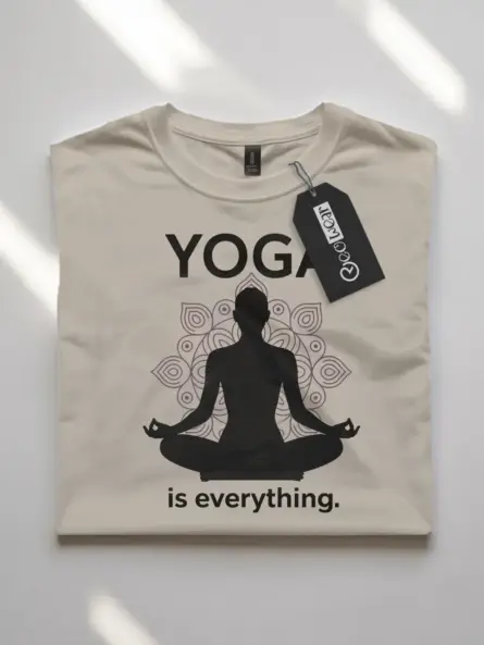 Mandala Yoga T-Shirt – Mindful Design for Peaceful Living - Image 7