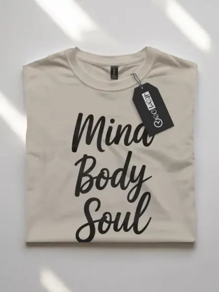 Mind Body Soul T-Shirt – Minimalist Wellness Tee for Mindful Living - Image 7