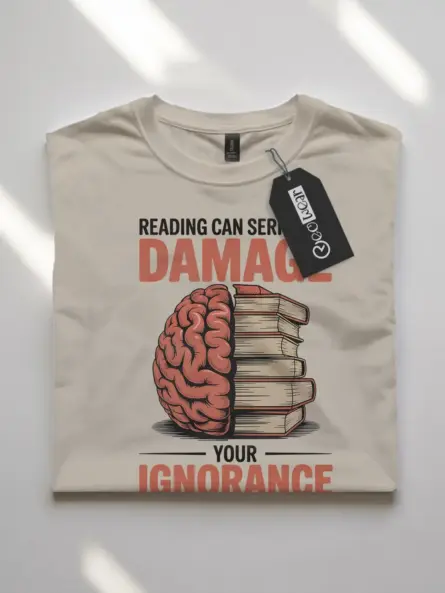 Reading Brain Shirt – Clever Educational Tee for Book Lovers - Image 7