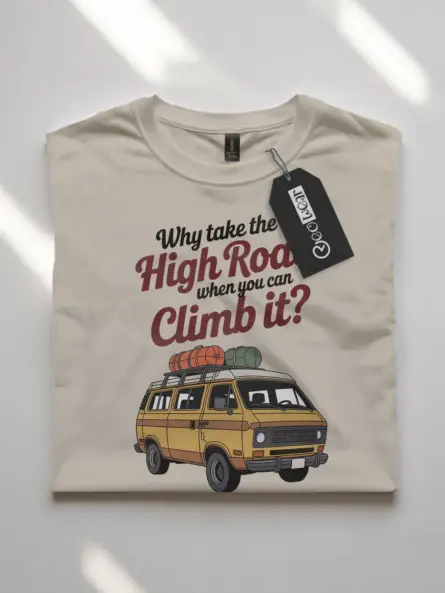 Retro Van Life Adventure T-Shirt - Image 7