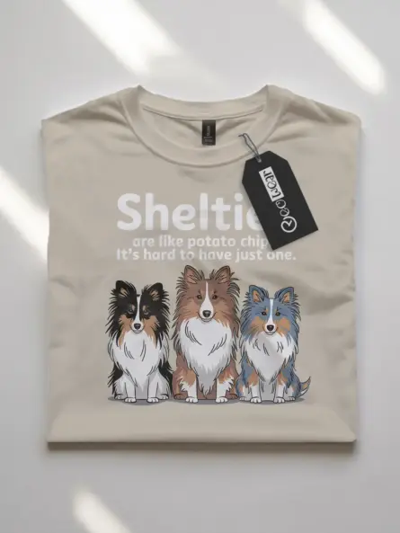 Funny Sheltie Dog Mom Shirt – Potato Chips Quote Tee for Pet Lovers - Image 10