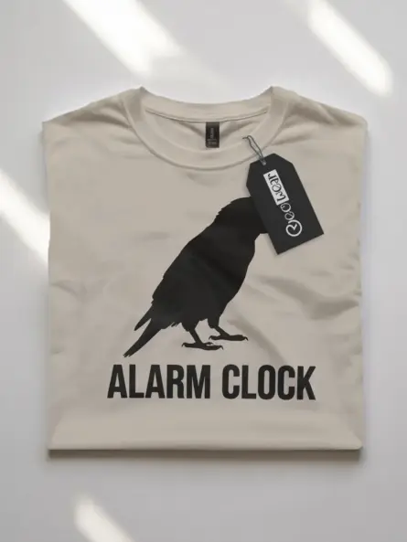 Funny Parrot Alarm Clock T-Shirt for Bird Lovers - Image 4
