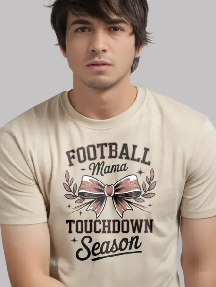 Stylish Football Mama T-Shirt for Game Day Wins - Image 8
