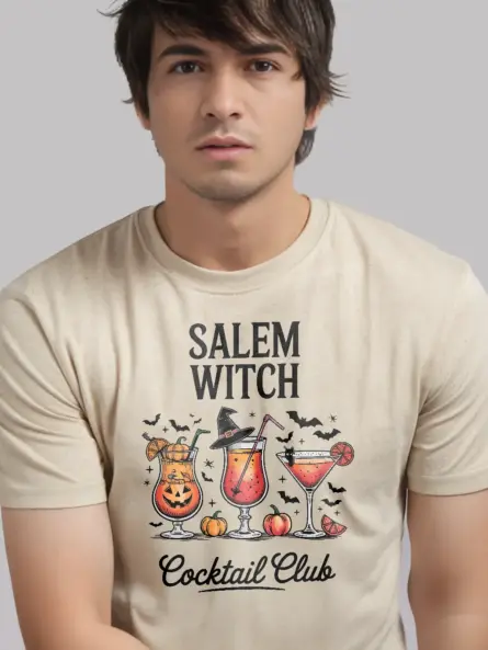 Witchy Salem Witch Cocktail Club Shirt - Image 9