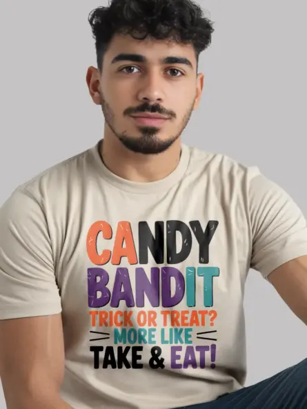 natural Candy Bandit – candy bandit kids Halloween t-shirt