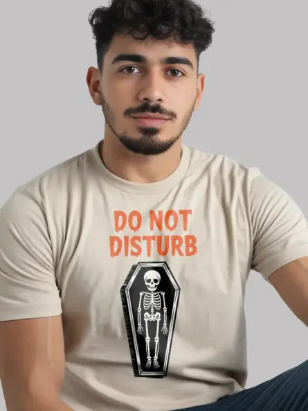 Shirt – Do Not Disturb – do not disturb skeleton t-shirt