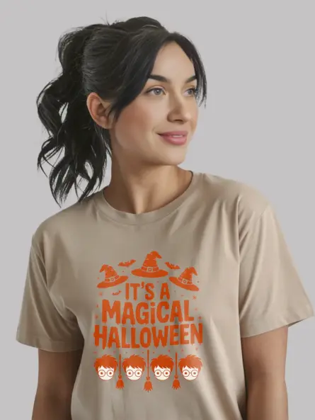 Whimsical Magical Halloween T-Shirt for Fantasy Fans - Image 3