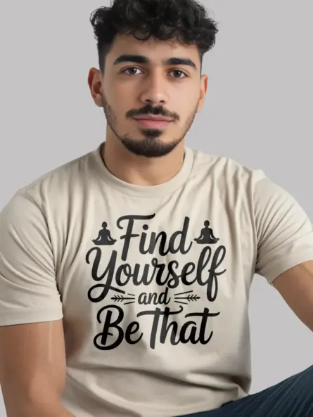 Empowering Find Yourself Meditation T-Shirt - Image 9