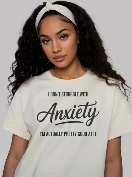 Funny Anxiety T-Shirt for Mental Health Pros - Image 9