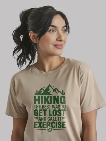 funny hiking T-shirt  for Nature Lovers – Get Lost with Style - Image 9