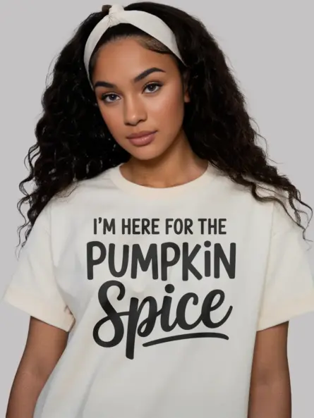 Minimalist Pumpkin Spice Shirt – Cozy Fall Tee for Coffee Lovers - Image 9