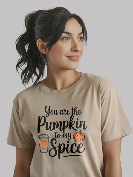 Pumpkin Spice Couple Shirt – Adorable Fall Tee for Partners - Image 9