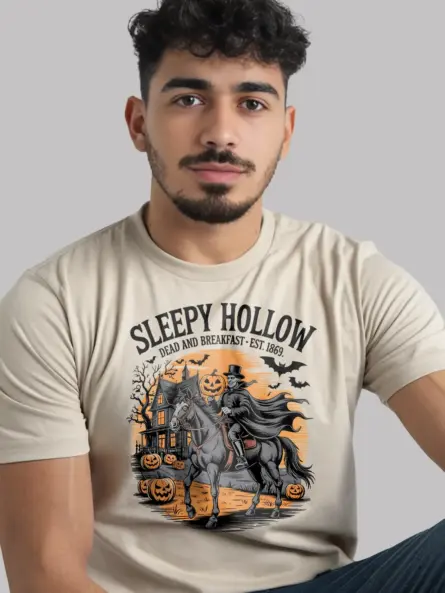 Sleepy Hollow Dead and Breakfast Shirt – Spooky Vintage Tee - Image 9
