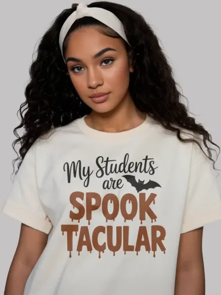 Spooktacular Teacher Shirt for Halloween Classroom Fun - Image 9