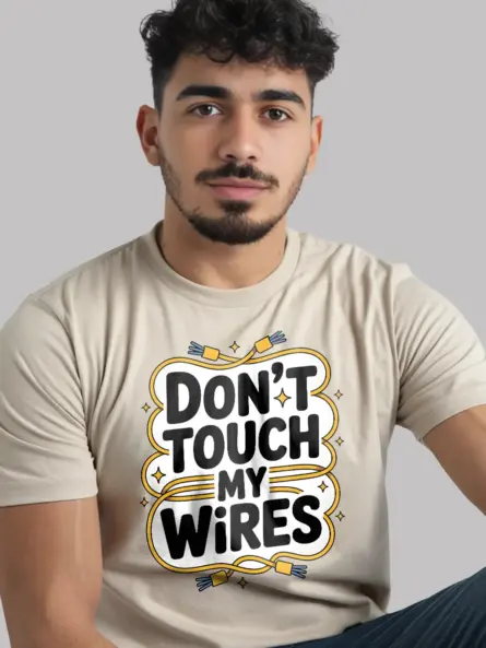 Funny Electrician T-Shirt – Don’t Touch My Wires - Image 8