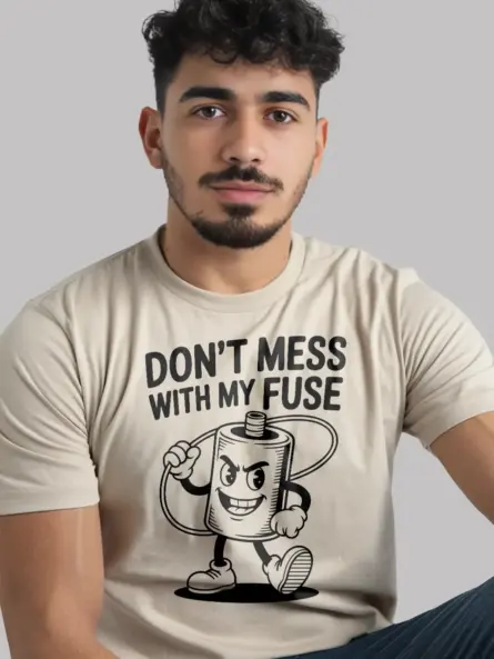Funny Fuse Electrician T-Shirt - Image 8