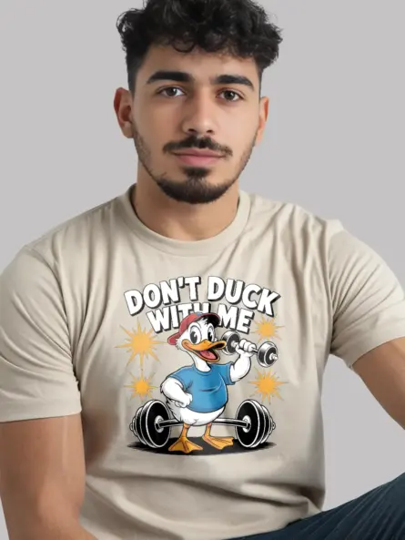 Funny Gym Duck Shirt – Don't Duck With Me Tee for Workout Lovers - Image 8
