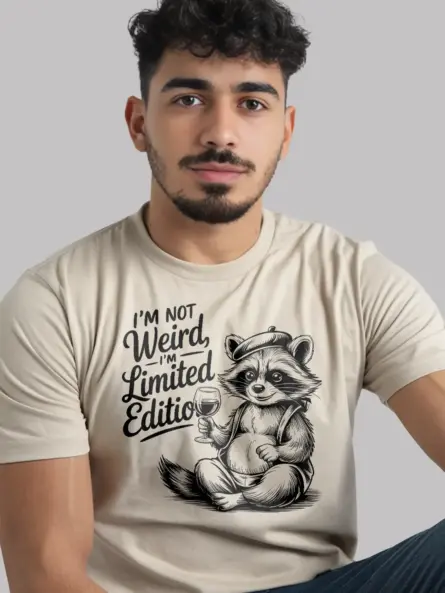 Limited Edition Raccoon T-Shirt for Adults - Image 2