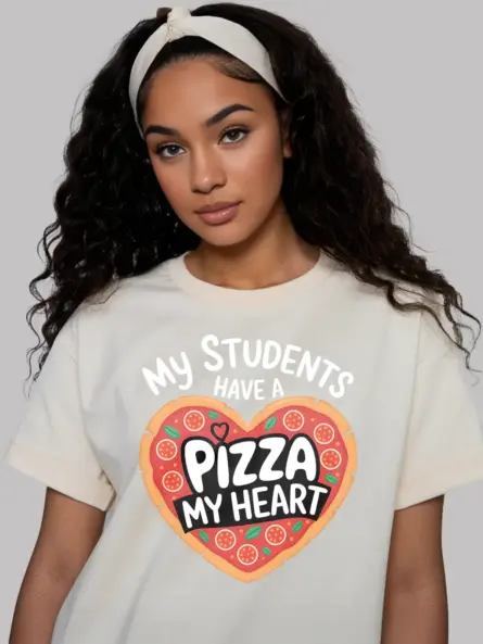 Adorable Pizza Teacher Shirt for Classroom Fun & Gift Giving - Image 9