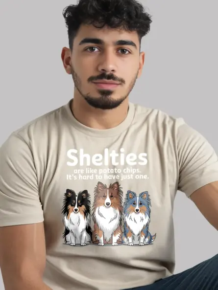 Funny Sheltie Dog Mom Shirt – Potato Chips Quote Tee for Pet Lovers - Image 12