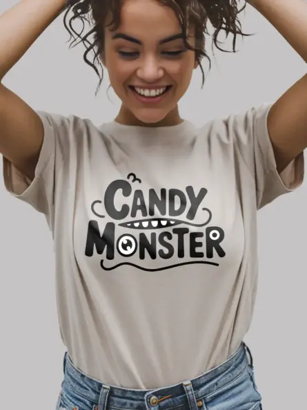 Candy Monster Shirt – Playful Halloween Tee for Trick-or-Treaters - Image 8