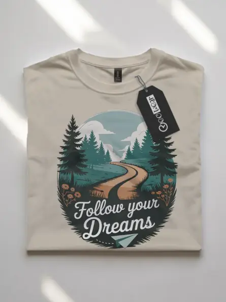 Follow Your Dreams Adventure Shirt – Vintage Nature Tee - Image 7