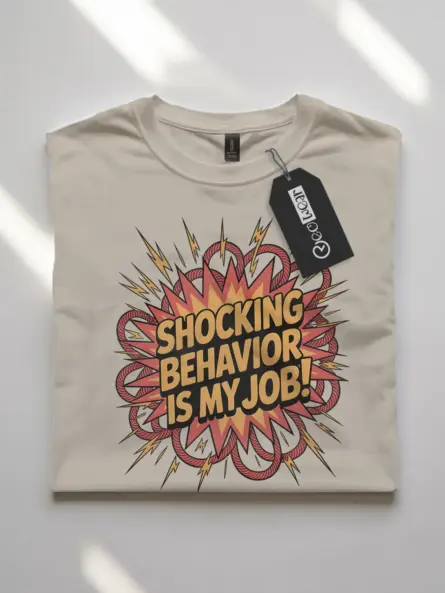 Funny Electrician Humor T-Shirt – Shocking Behavior Is My Job - Image 7