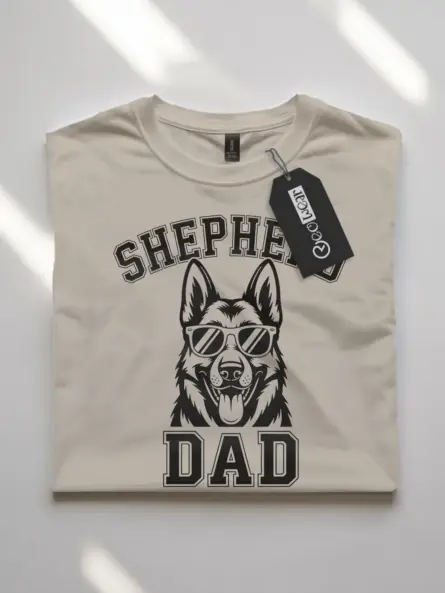 Bold German Shepherd Dad Shirt – Funny Dog Lover Gift Tee - Image 7