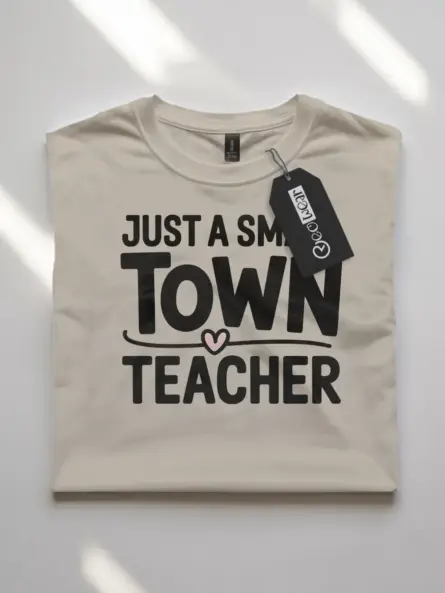 Adorable Small Town Teacher Shirt – Country School Gift Tee - Image 7