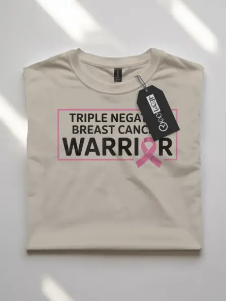 Triple Negative Breast Cancer Warrior Shirt – Clean Bold Statement - Image 10