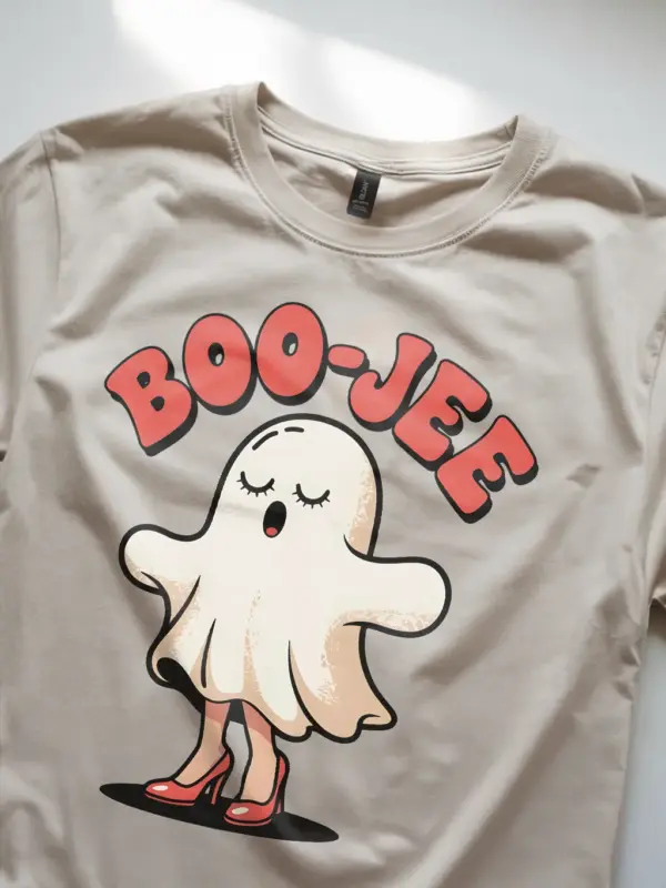 natural Lifestyle Photo – boo jee halloween t-shirt trendy halloween look