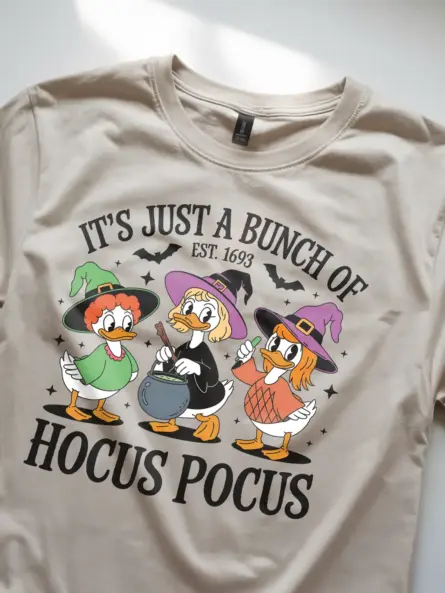 natural Lifestyle – Nostalgic Cartoon Halloween Shirt Styled for Fall