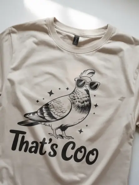 natural That’s Coo pigeon design – funny pigeon t-shirt