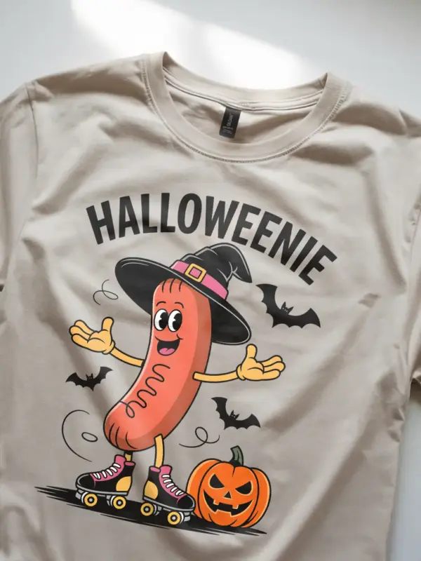 natural lifestyle – Funny Halloween Shirt for Teachers – halloweenie hot dog t-shirt