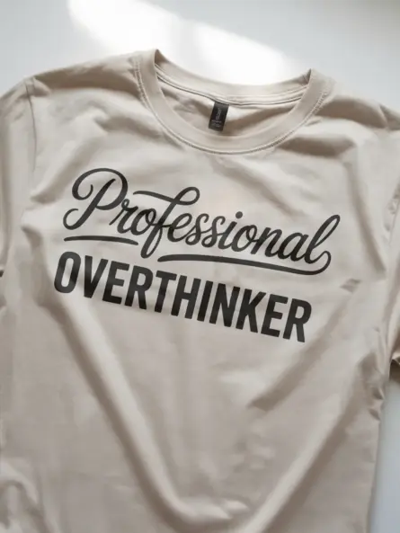 natural Lifestyle Professional Overthinker T-Shirt professional overthinker t-shirt